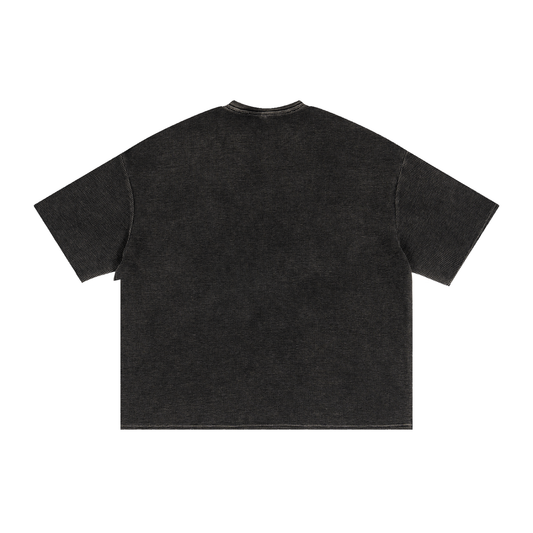 Oversized Waffle Washed Boxy T-Shirt