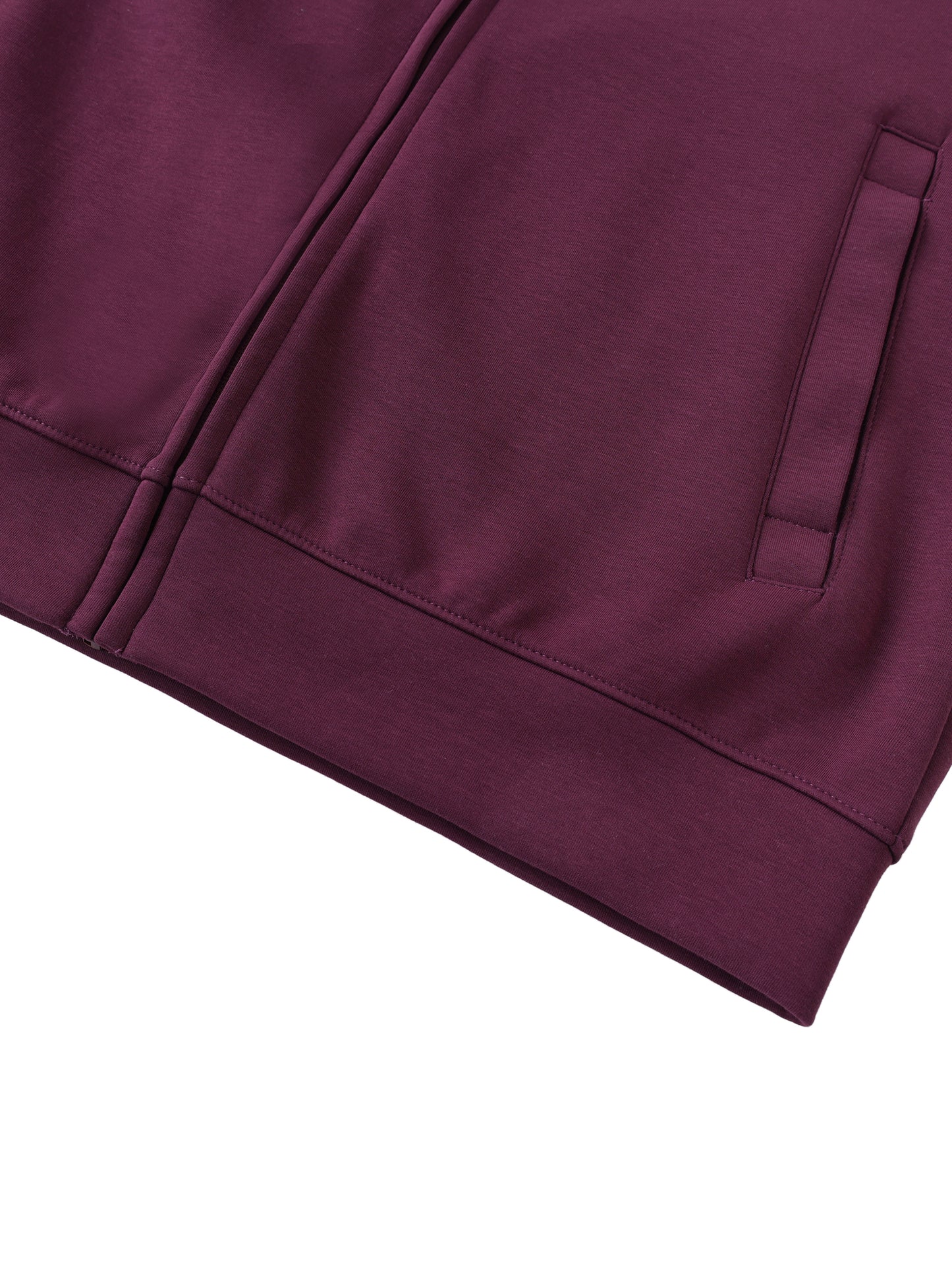 High Neck Zip-Up Hoodie