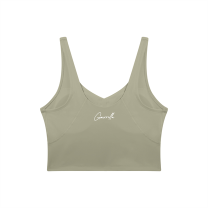 Women's V-Neck Crop Tank