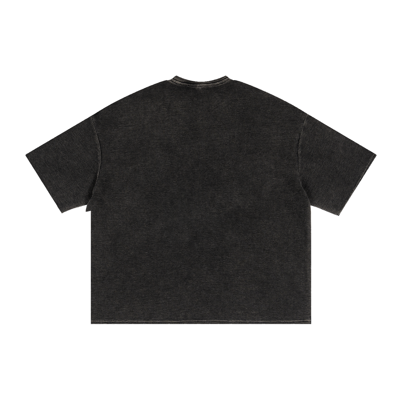 Oversized Waffle Washed Boxy T-Shirt