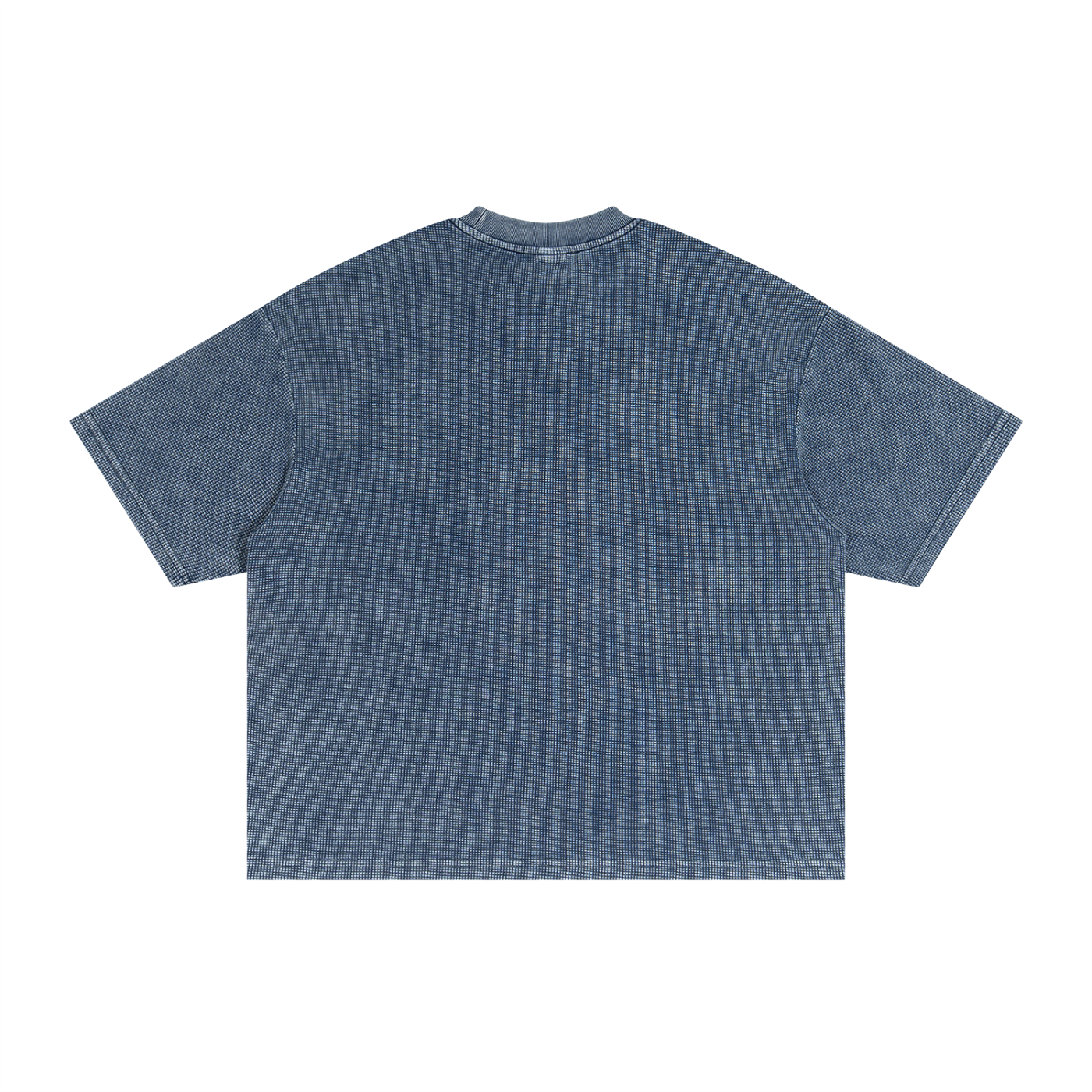 Oversized Waffle Washed Boxy T-Shirt