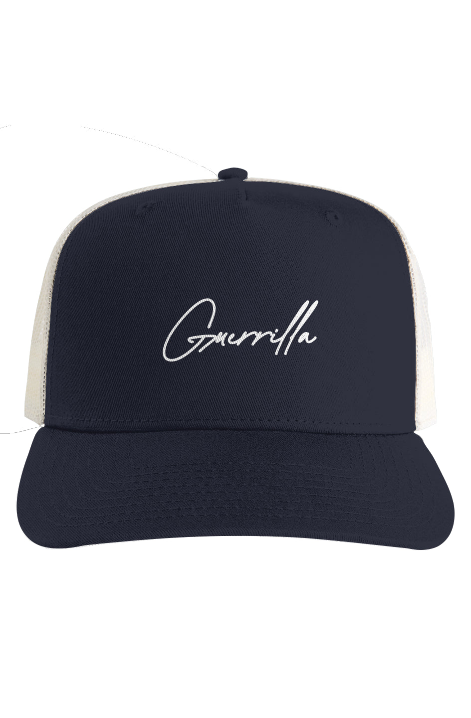 Ecru Mesh Stock Contrast Trucker