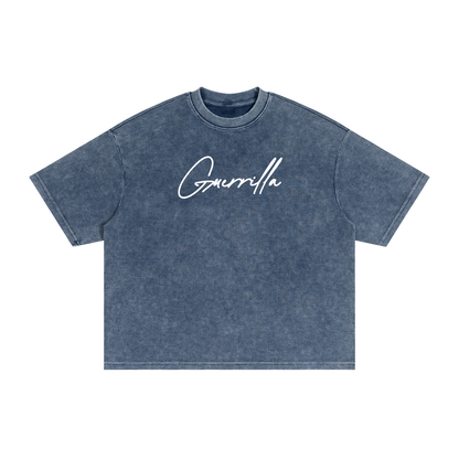 Oversized Waffle Washed Boxy T-Shirt