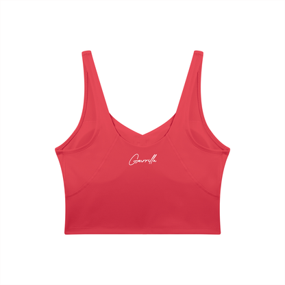 Women's V-Neck Crop Tank
