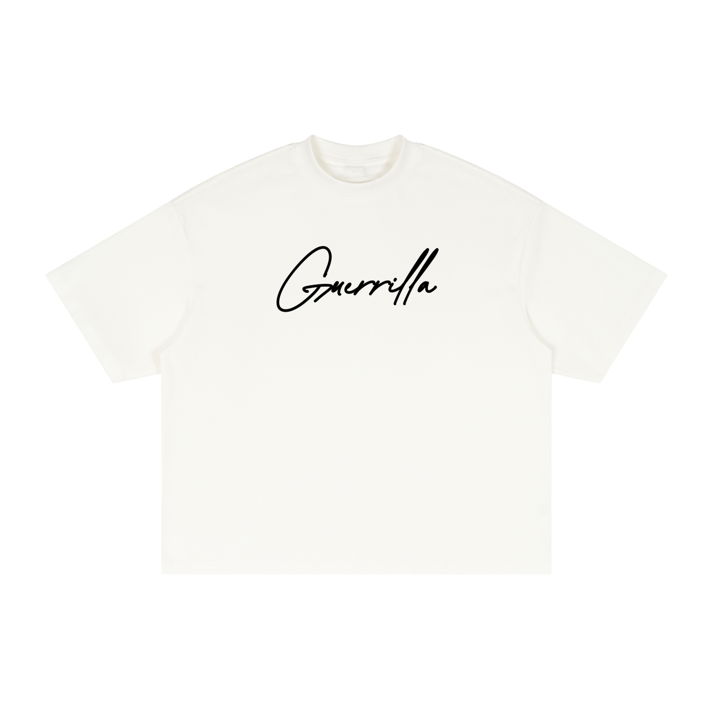 Oversized Waffle Washed Boxy T-Shirt
