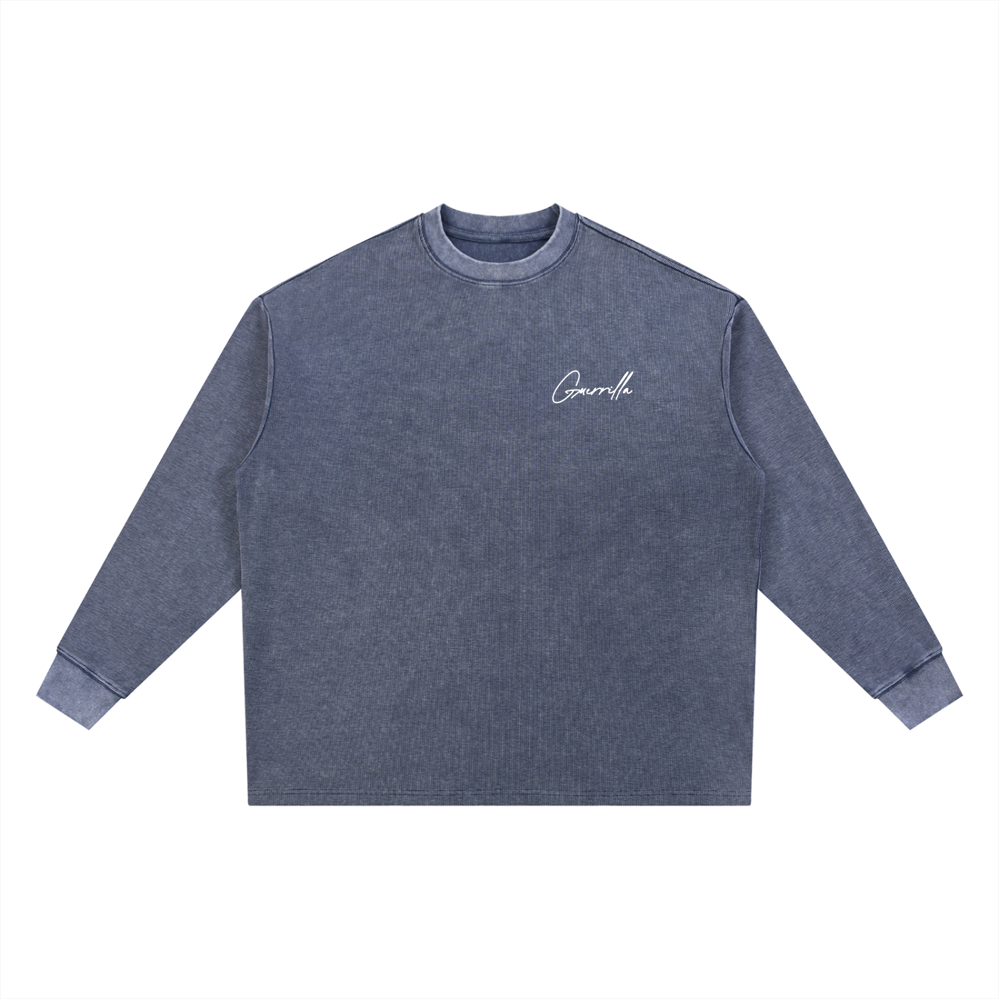 Mineral Wash Waffle Oversized T-Shirt