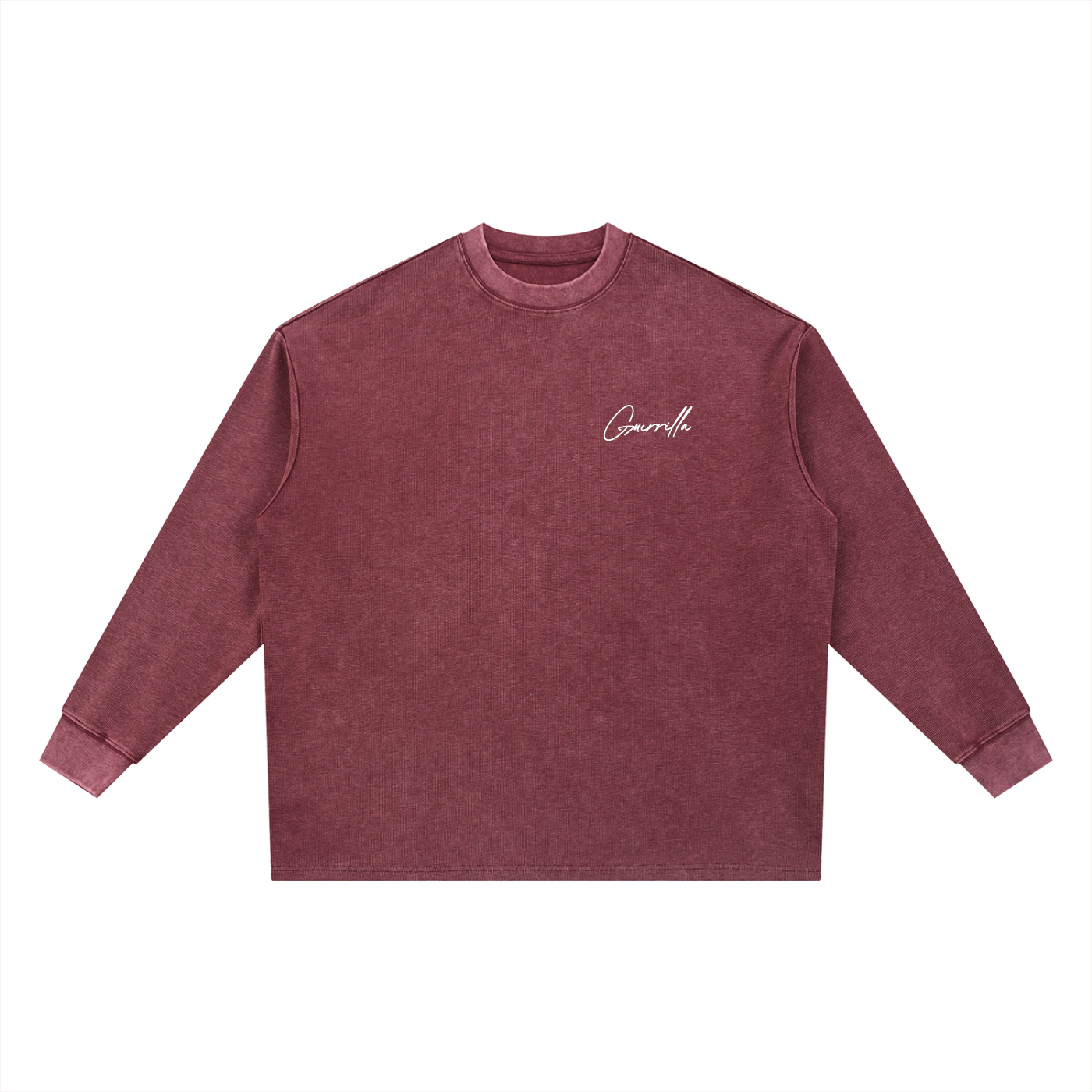 Mineral Wash Waffle Oversized T-Shirt
