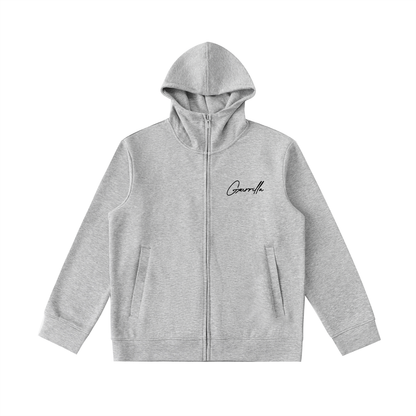 High Neck  Zip-Up Hoodie
