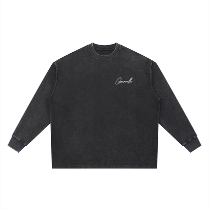 Mineral Wash Waffle Oversized T-Shirt