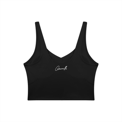 Women's V-Neck Crop Tank