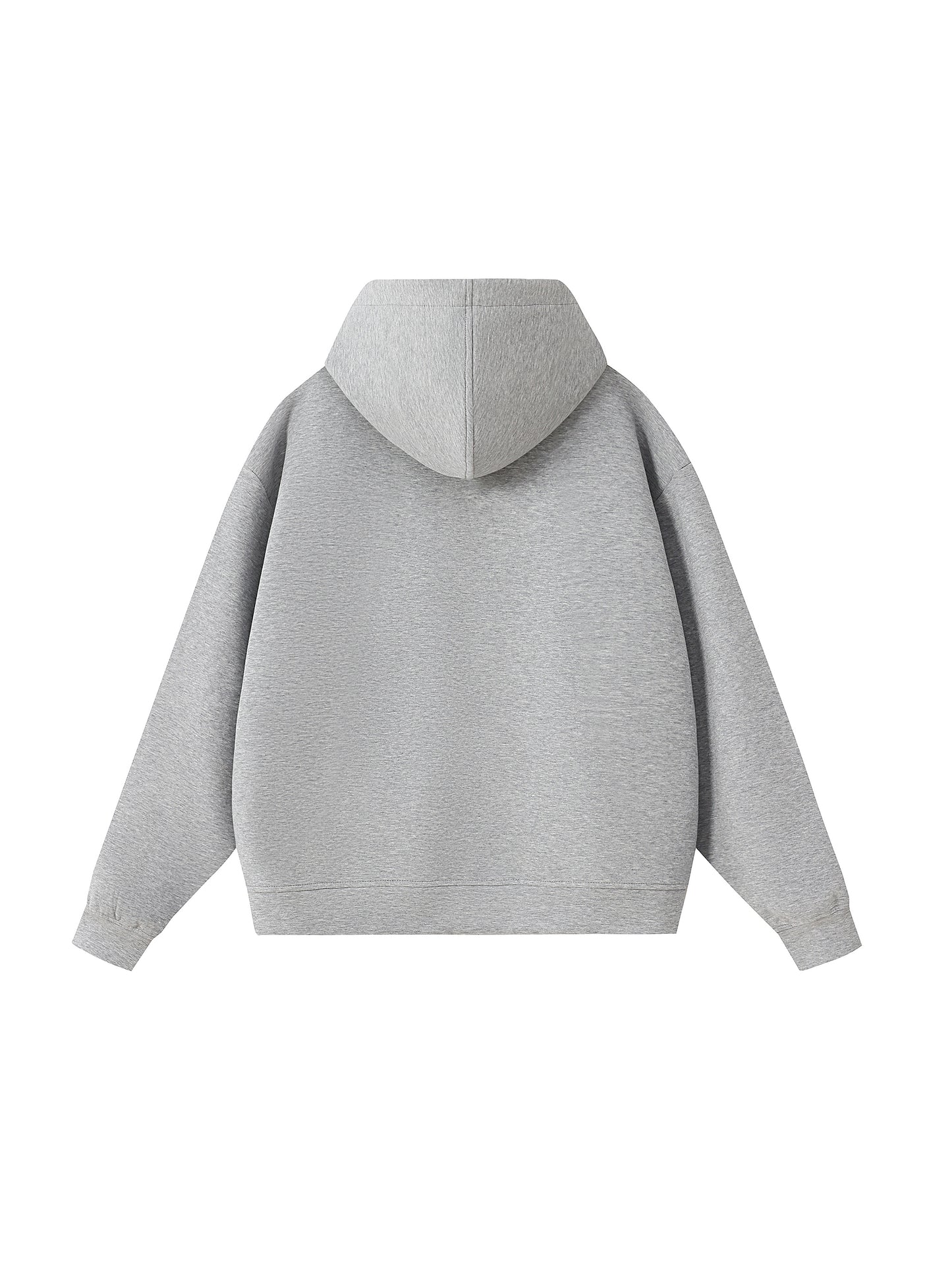 High Neck  Zip-Up Hoodie